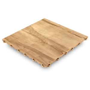 dalle pvc clipsable garage imitation bois