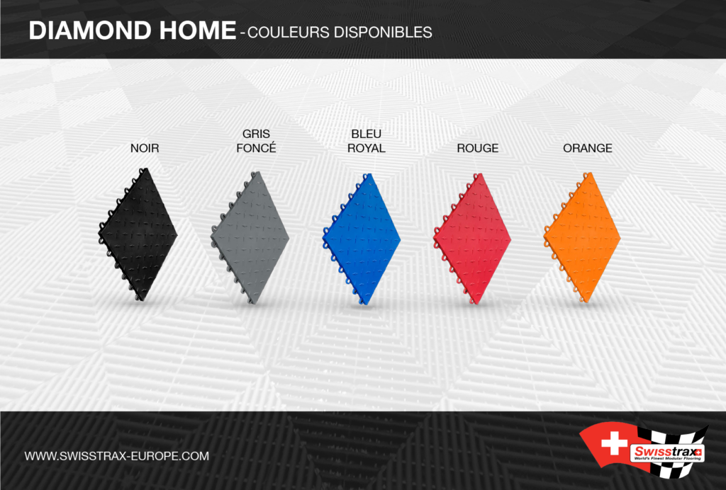 Diamond home couleurs de dalle de sol disponibles