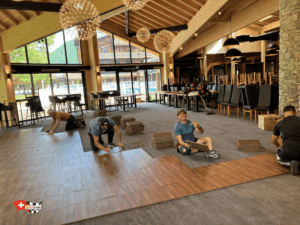 piste danse installation facile