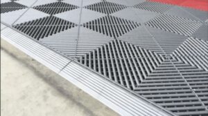 clip-on edge for tiled floor
