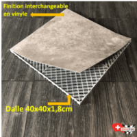 snap on vinyl insert floor tiles