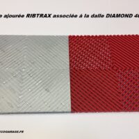 comparison between different swisstrax floor tiles (ribtrax pro and diamondtrax pro