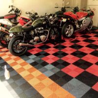 dalles de sol pour garage moto