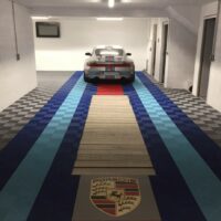 Martini Racing garage floor