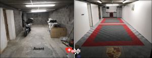 rénovation revêtement sol garage sans travaux