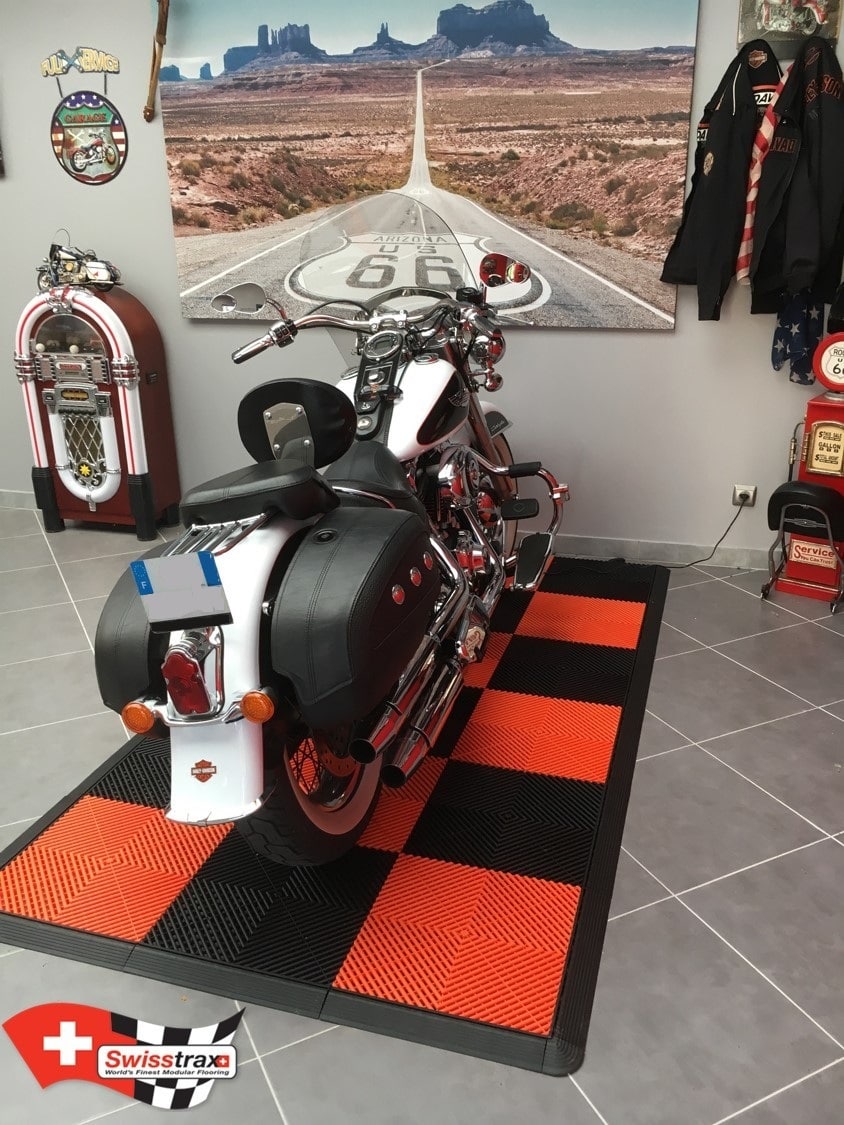 Tapis de sol pour moto