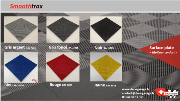 dalles de sol smoothtrax