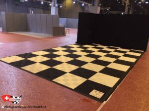 location sol pour stand
