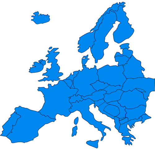 carte de l'europe