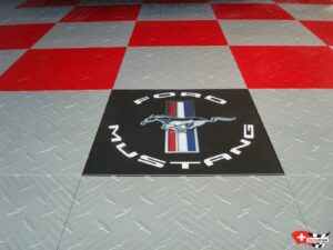 logo sur sol pvc clipsable