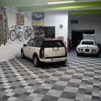 Private garage floor