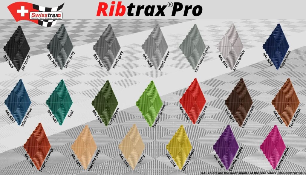 Ribtrax Pro colors