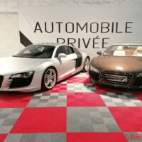 sol plastique pour exposition voiture