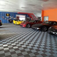 sol pour garage et showroom