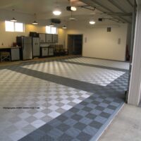 triple garage flooring