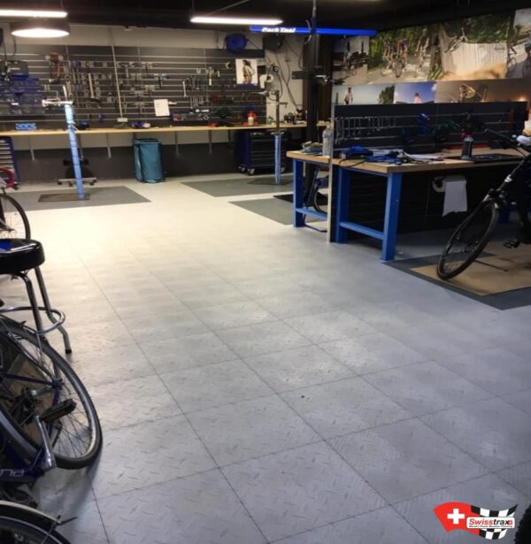 bike workshop flooring