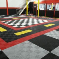 Ribtrax floor tiles