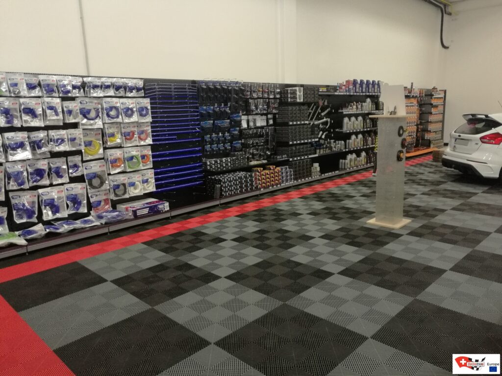 Showroom flooring - Swisstrax europe