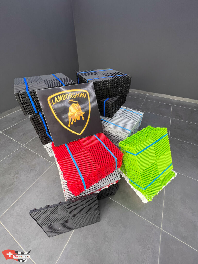 Premium floor tiles - SWISSTRAX Europe - Lamborghini design