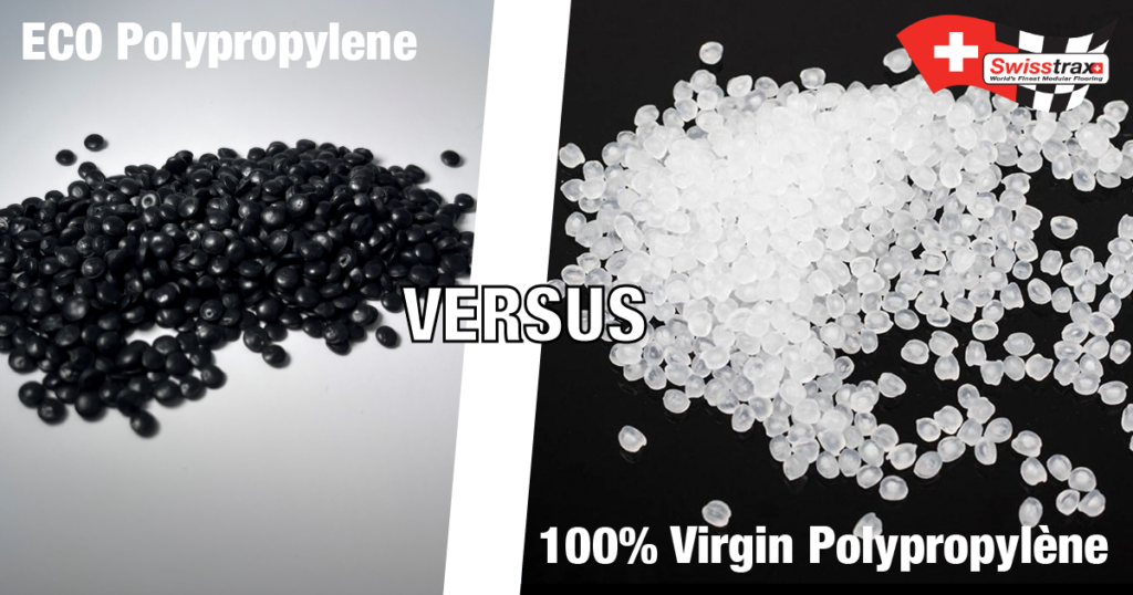 Comparison between recycled and virgin polypropylene