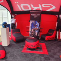 sol stand extérieur