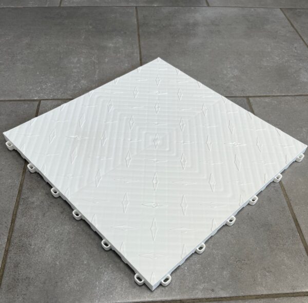 dalle de sol diamondtrax blanc
