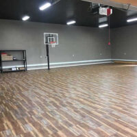 sol terrain de basket