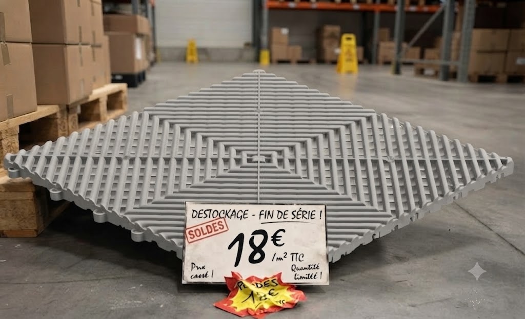destockage dalle de sol gris clair