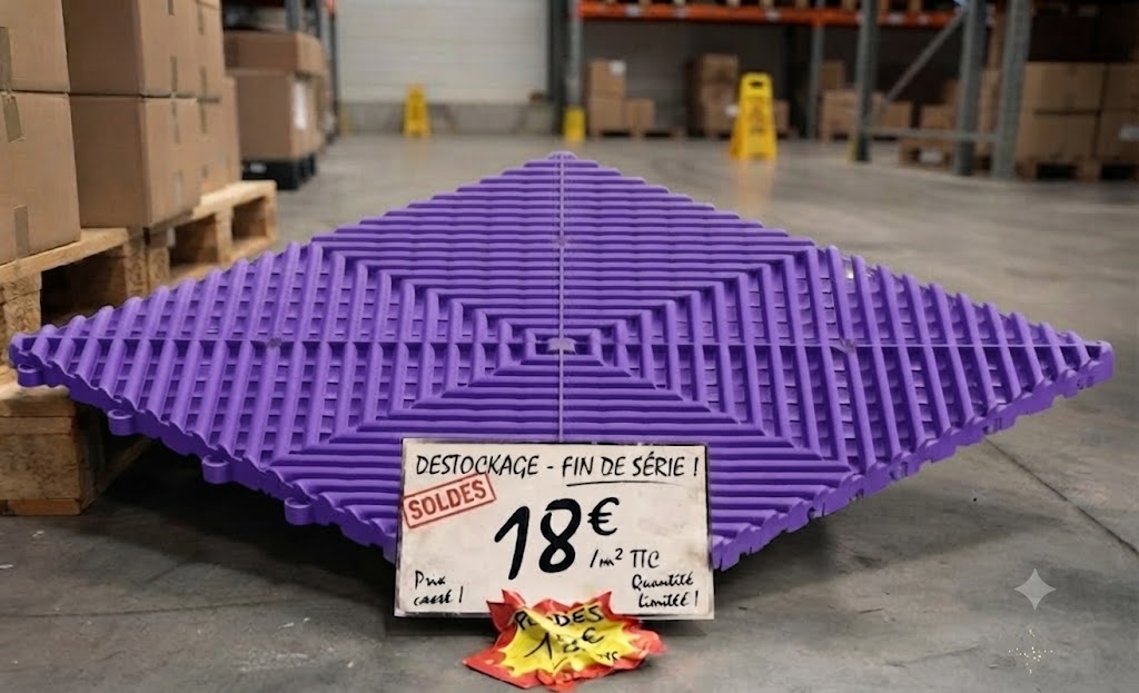 RIBTRAX HOME purple color - Per Sqm