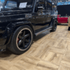 sol parquet voiture