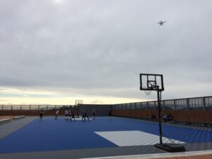 dalle terrain de sport