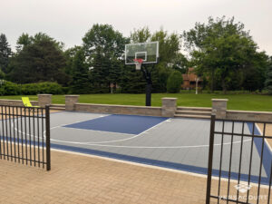 terrain basket extérieur
