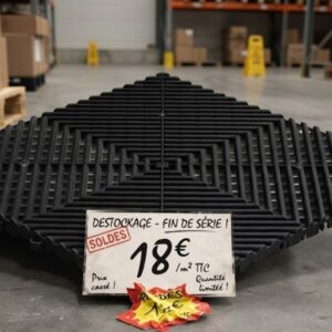 RIBTRAX Home black color - Per Sqm